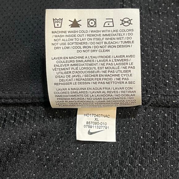 Nike Shield Lebron James Men's Basketball Hooded Full Zip Jacket Black Sz XL - Picture 9 of 12